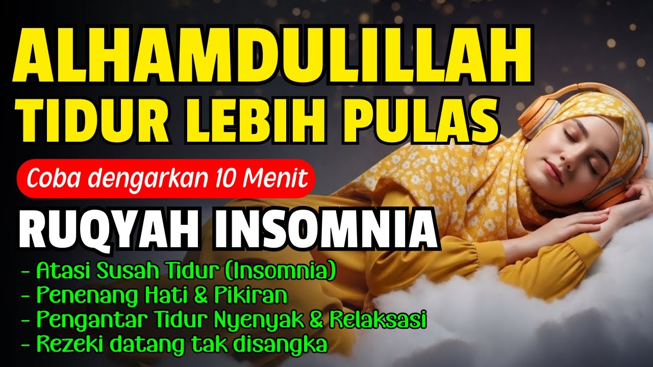 Murottal Al-Qur'an Merdu Pengantar Tidur | Menemani Istirahat Malam yang Tenang