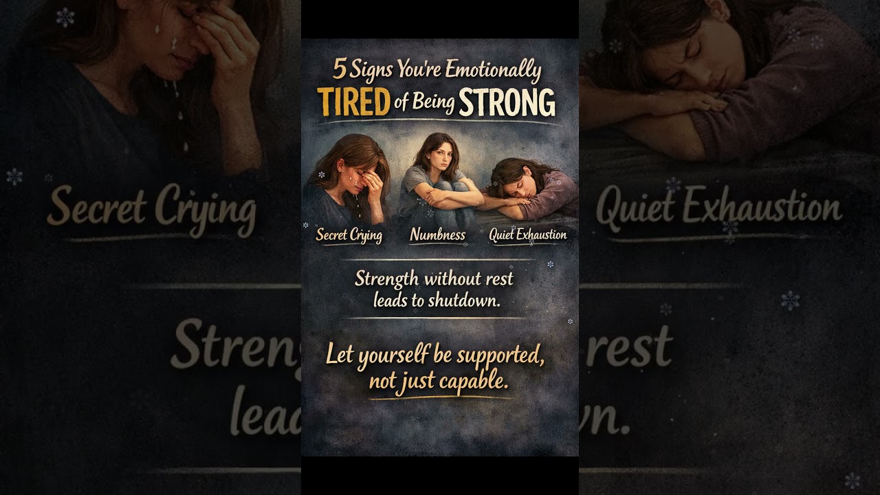 5 Signs You’re Emotionally Exhausted from Always Being Strong 