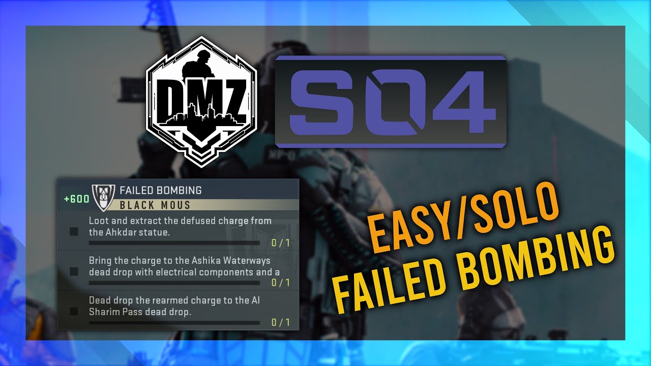 Failed Bombing (Black Mous) GUIDE | DMZ Season 4 Mission Guide | Vondel Guide thumbnail