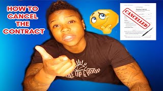 HOW TO CANCEL THE CONTRACT HOW TO CANCEL THE CONTRACT
