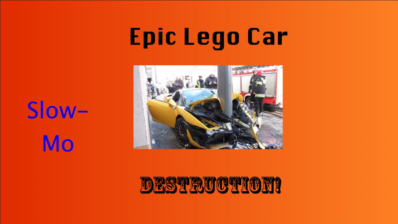 Epic Lego Car Destruction - YouTube