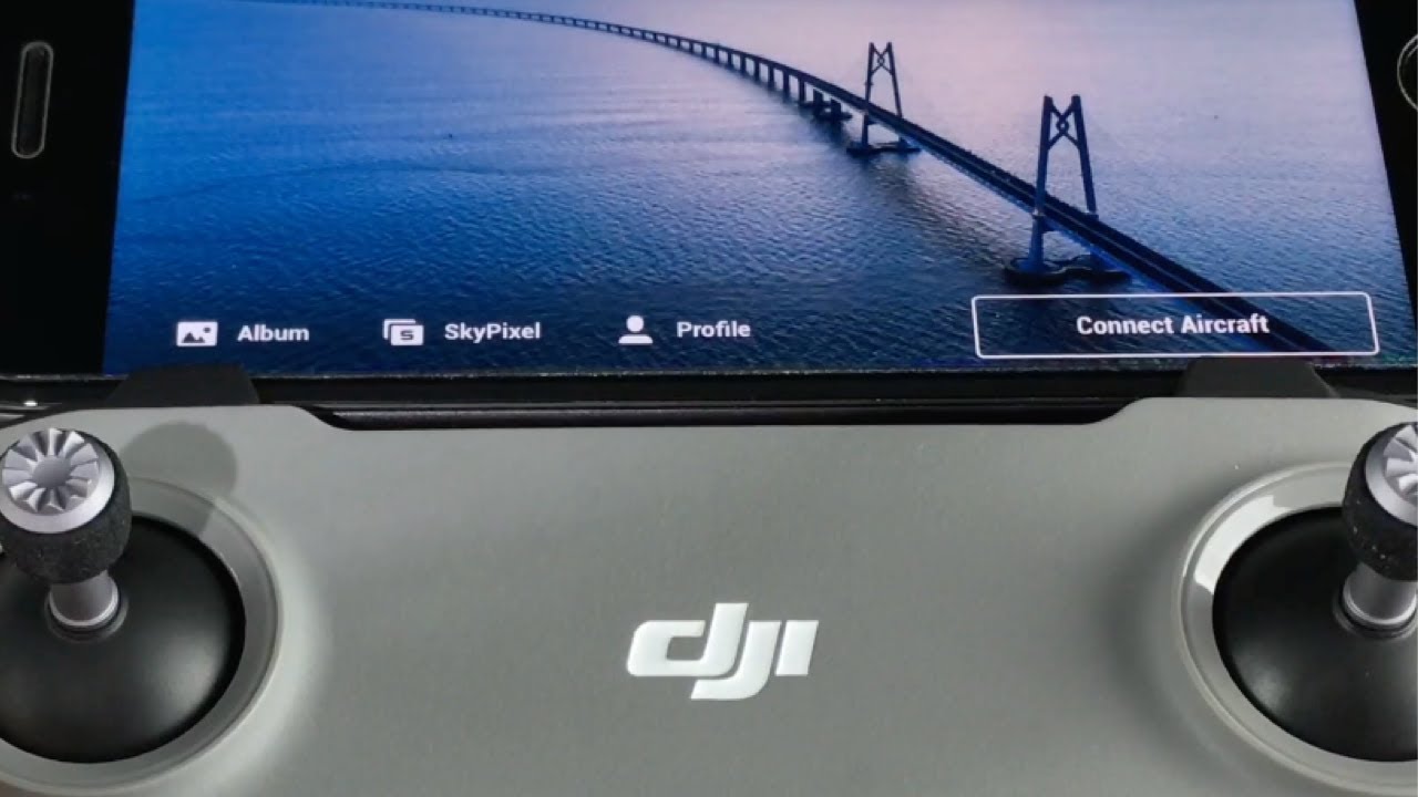 How to Connect Aircraft using DJI Fly app YouTube