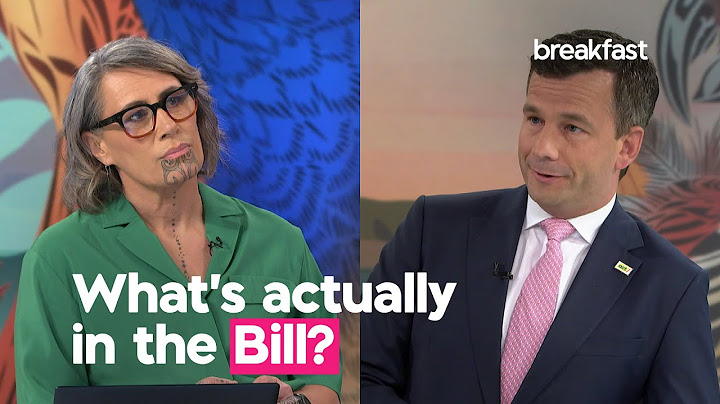 David Seymour disputes reporting on Treaty Principles Bill  | TVNZ Breakfast