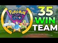 35 WINS IN A ROW * GO BATTLE LEAGUE * GREAT LEAGUE POKEMON GO PVP
