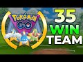 35 WINS IN A ROW * GO BATTLE LEAGUE * GREAT LEAGUE | POKEMON GO PVP