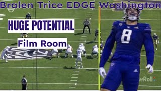 Bralen Trice EDGE Washington Film Room - ELITE TRAITS 2024 NFL Draft Prospect