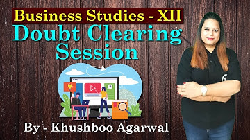 Business Studies | Doubt Clearing Session | By Khushboo Agarwal | NIOS पाठशाला |NIOS Board |Business