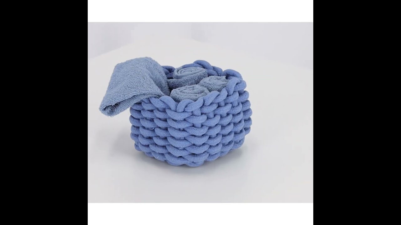 Set lavette bagno con cestino TALLIN