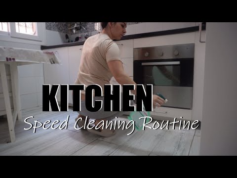 Kitchen Speed Cleaning Routine, Clean With Me