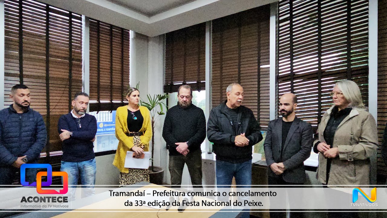 Tramandaí – Prefeitura comunica o cancelamento da 33ª edição da Festa Nacional do Peixe.