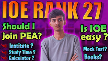 IOE INTERVIEW | Experience and Tips to study | Sugam Poudel ( IOE -  27 ) | PERSPECTIVE-02