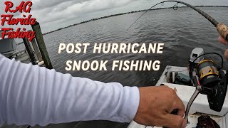Snook Fishing After Hurricane Milton in the Saint Lucie River!!!