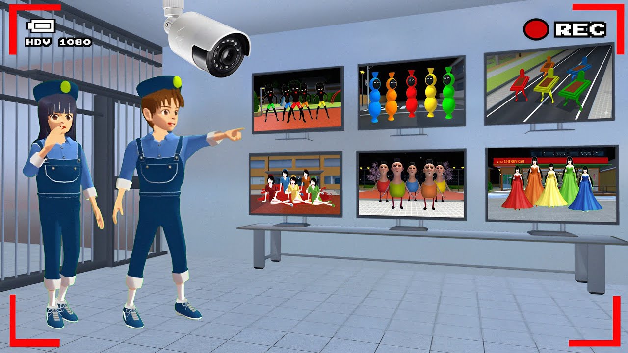 Yuta Mio Panik Buat Banyak CCTV Merekam Semua Hantu Rainbow Di Kota Sakura 😱