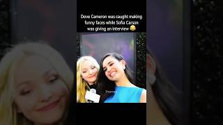 Dove Cameron in the background like 😭✨…#dovecameron #sofiacarson #funny #popculture