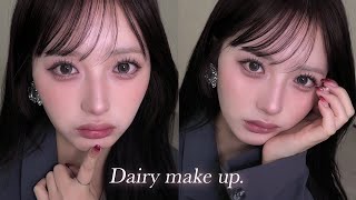 【毎日メイク】冬の多幸感あふれる‧₊˚✧最近のお気に入りコスメを使ってこだわりの詰まった最強激漏れメイク🎀