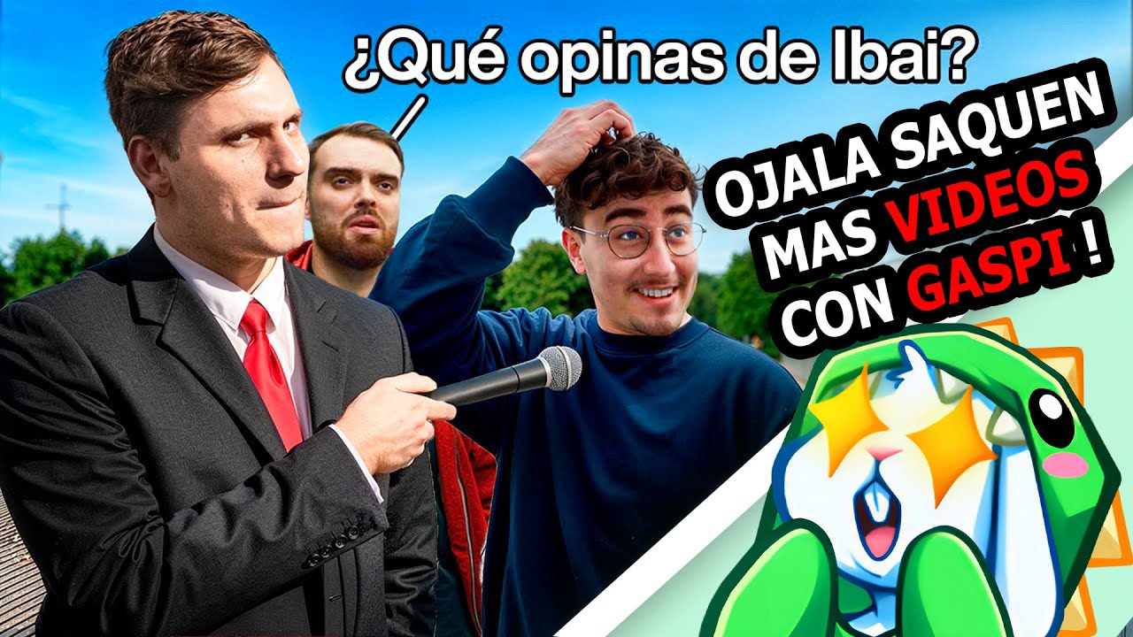 CONTER REACCIONA A ¿QUÉ OPINAS DE IBAI LLANOS? CON GASPI
