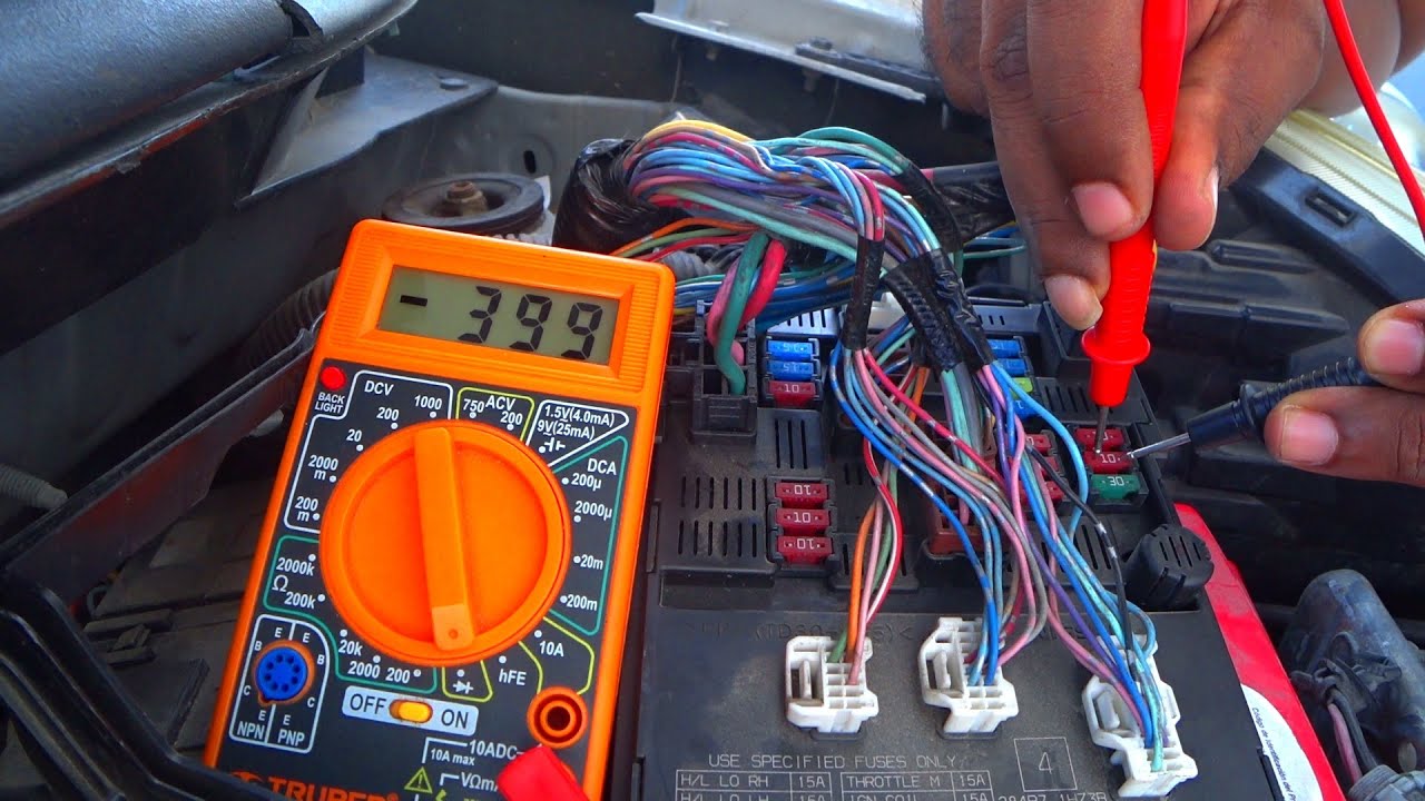 Multimetro Digital: Como PROBAR los FUSIBLES eléctricos en un