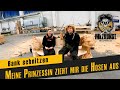 Holzkunst scholz  frauenpower an der sge  meine prinzessin schnitzt mal wieder was schnes