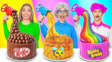 Ik vs Oma Koken Uitdaging | Eetbare Strijd Multi DO Challenge