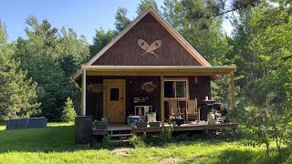 Off Grid Homesteading: Waking Up To A Bear In The Yard. Foundation Pads Update.