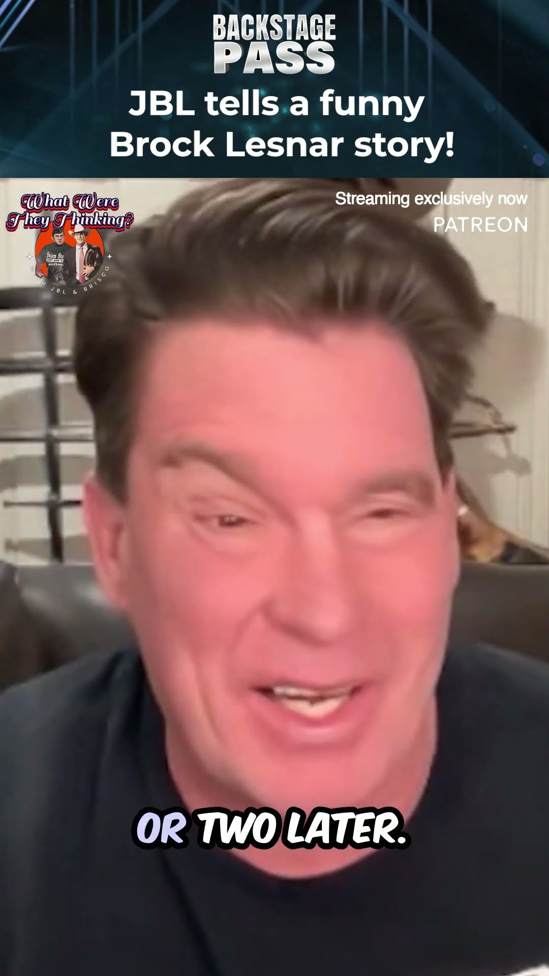 JBL tells an unheard of Brock Lesnar story #wwe #brocklesnar #royalrumble #funny #shorts