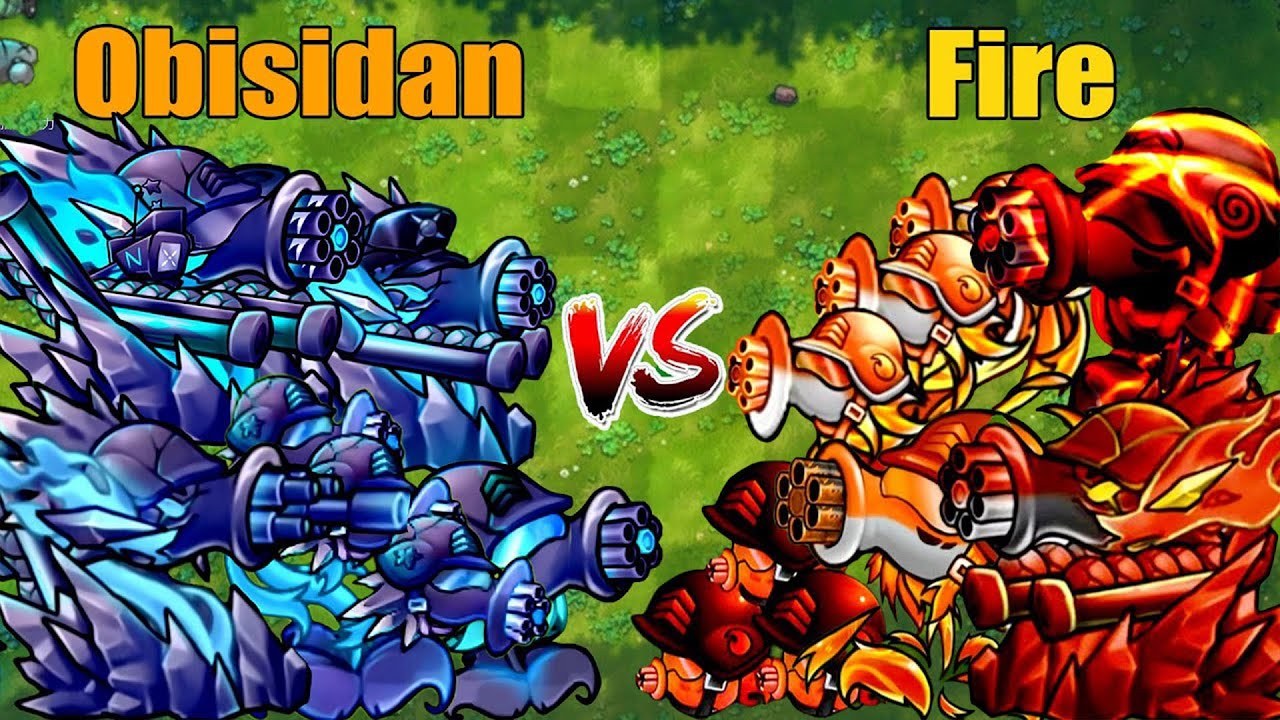 PVZ 1 Fusion 3.0 Challenge!! Team Obsidian VS Team Fire VS 300 Zombie Random - Who Will Win?