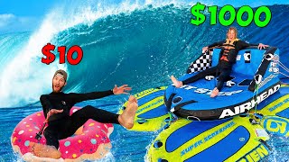 Which Raft can Survive the OCEAN? $10 vs $1000 BUDGET CHALLENGE!