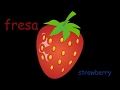 Rosie  andy word of the day  fresa  strawberry