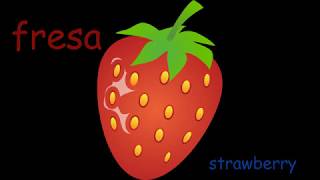 Rosie & Andy Word Of The Day - Fresa Strawberry