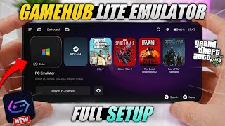 🔥Gamehub Lite Emulator - Full Setup | GTA5 Performance Test! - Gamehub Lite Antutu 🎮 screenshot 3