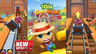 Talking Tom Gold Run Farmer Skater Ginger Gameplay Walkthrough Android Game ios gaming screenshot 5