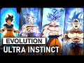 Evolution of ultra instinct 20172021  goku