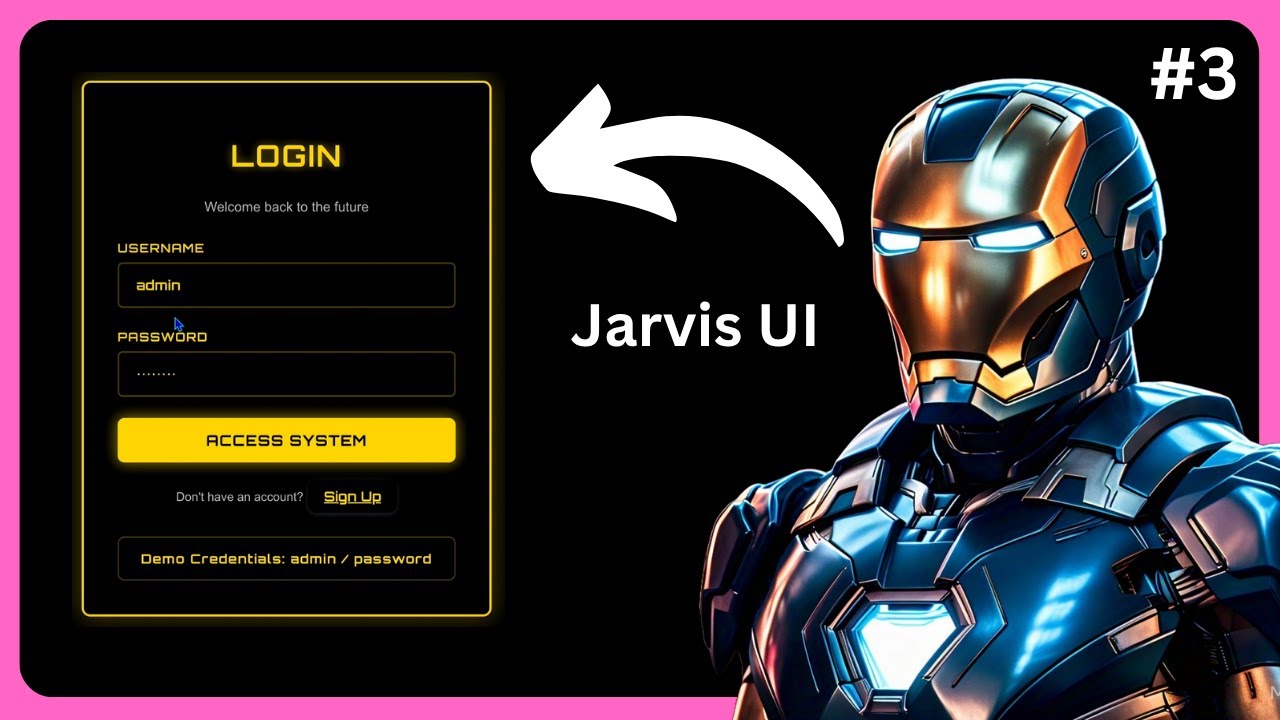 Build Jarvis AI with Blob UI & Security Features (Signup & Login ...