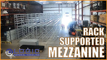 Time Lapse Installation of a Rack Supported Mezzanine | Logic MH