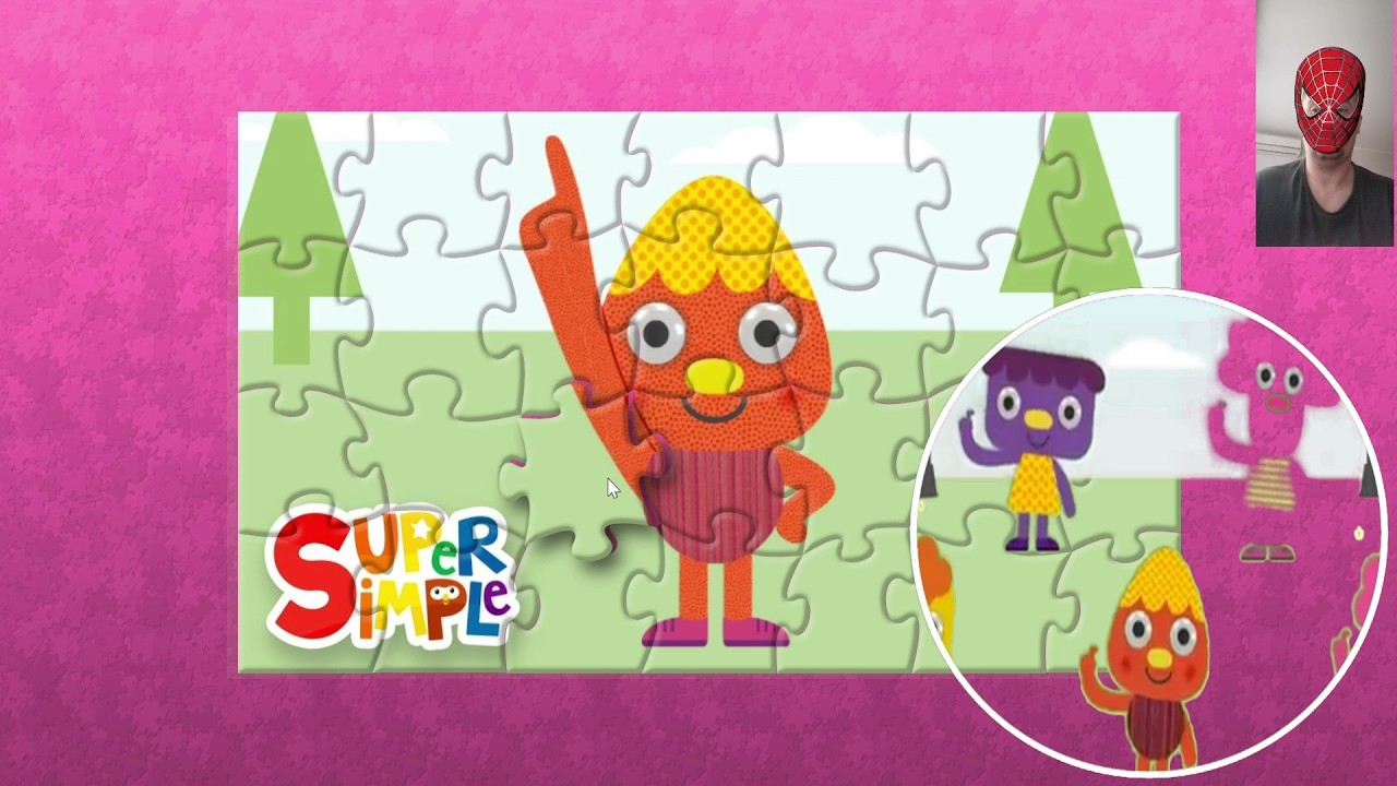 One Little Finger Noodle & Pals Super Simple Songs Puzzle Gamer - YouTube