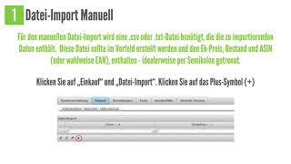 Datei manuell importieren | eCommerce supply chain management | starsellersworld.com AI in trade