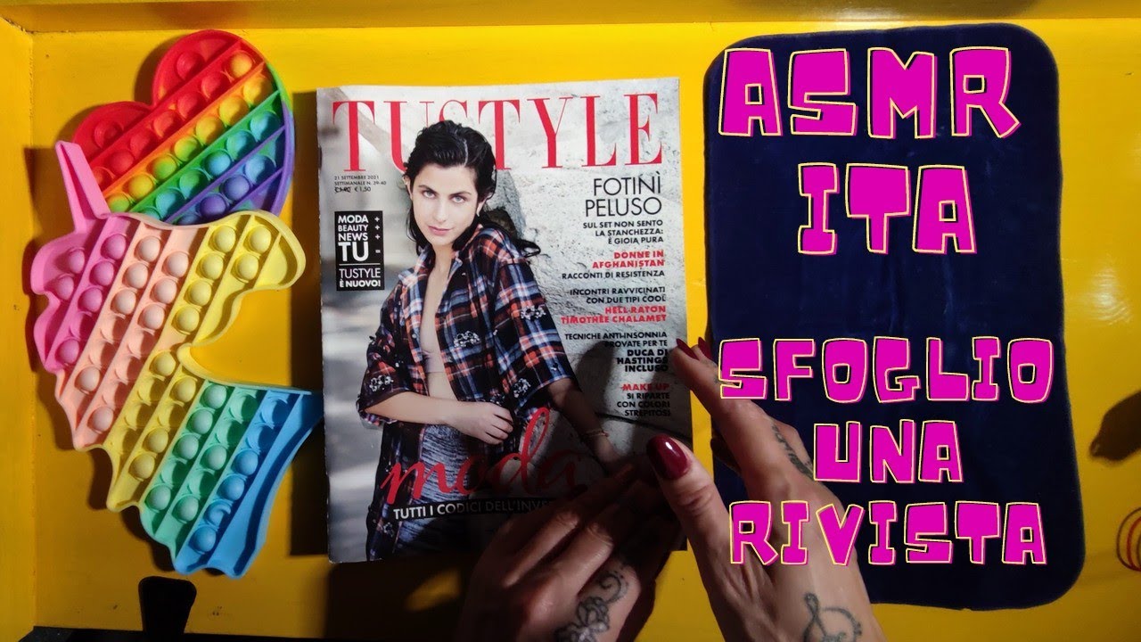 Asmr Ita//Sfoglio una rivista di moda//Video Richiesta