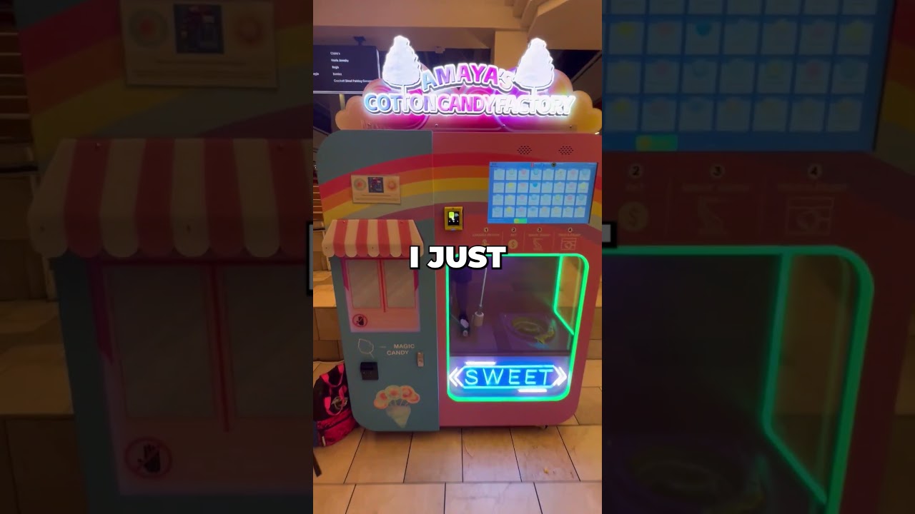 Я НАШЕЛ автомат по продаже сладкой ваты