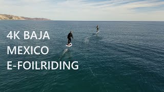 Epic E-Foil Adventure: Gliding on the Sea of Cortez in Baja California Sur (4K Drone Footage)