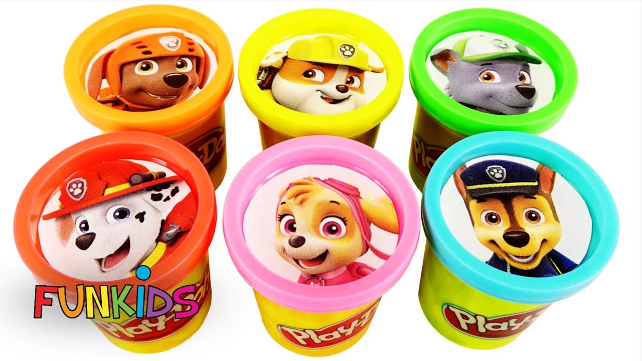 Paw Patrol Play Doh Cans YouTube