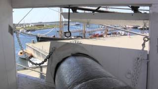 Firing a 30 Pound Cannon