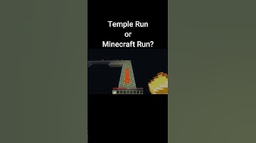 Temple Run but in Minecraft?!