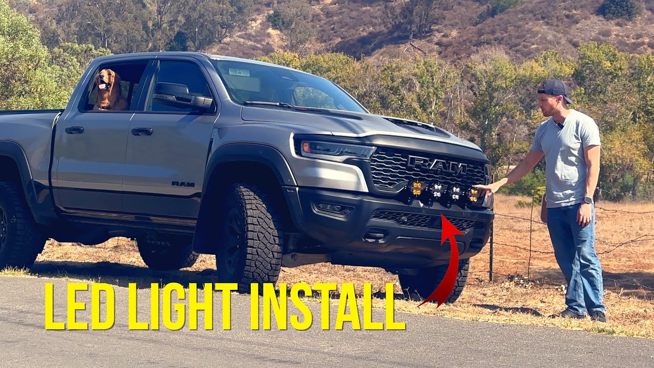 Ram Rho Rear Window Light Off Road LED Light Install Ram RHO - YouTube