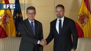 Vox and PP announce an agreement for their Senate lists in the November 29 elections