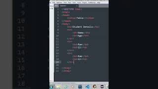 How do you create a table in HTML?To create table in HTML,