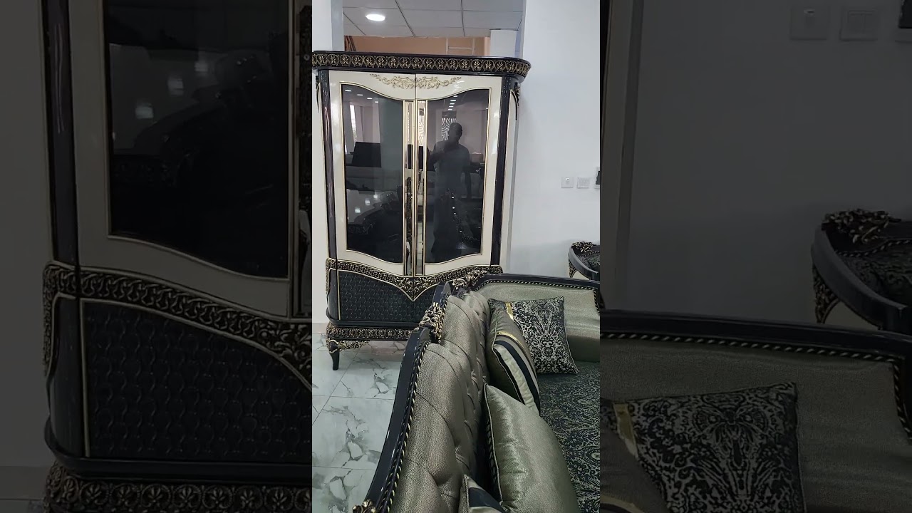Turkish Royal Sofa With Tv Consoles, Center Table / Mirror