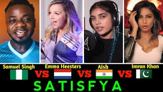 SATISFYA Battle by Imran Khan, Samuel Singh, Emma Heesters and AiSh | Who Sang It Batter #vssongs