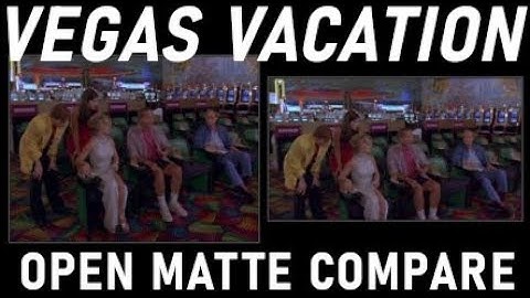Vegas Vacation (1997) Open Matte Full Screen vs Widescreen Aspect Ratio Comparison