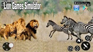 Lion Games Simulator: New Games 2021 Offline Android Gameplay Part 1 screenshot 5