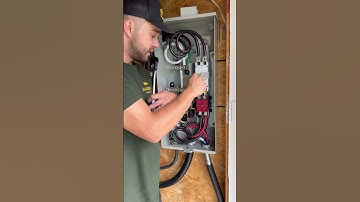 Generac Service Entrance Rated 200  Amp Transfer Switch #electrician #generac #generator #bluecollar